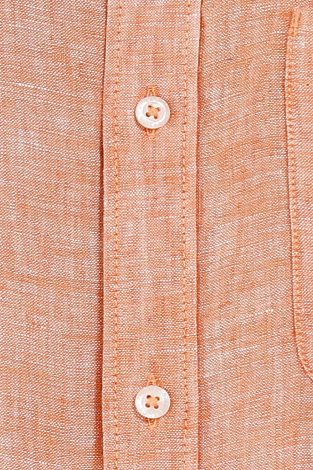 Basics Slim Fit Linen Casual Shirt