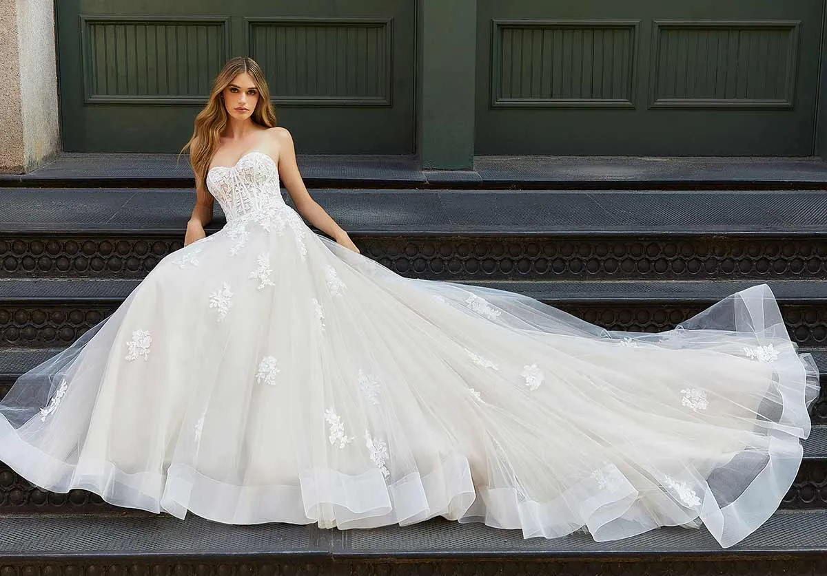 Blu - 4109 - Jamila - Cheron's Bridal, Wedding Gown
