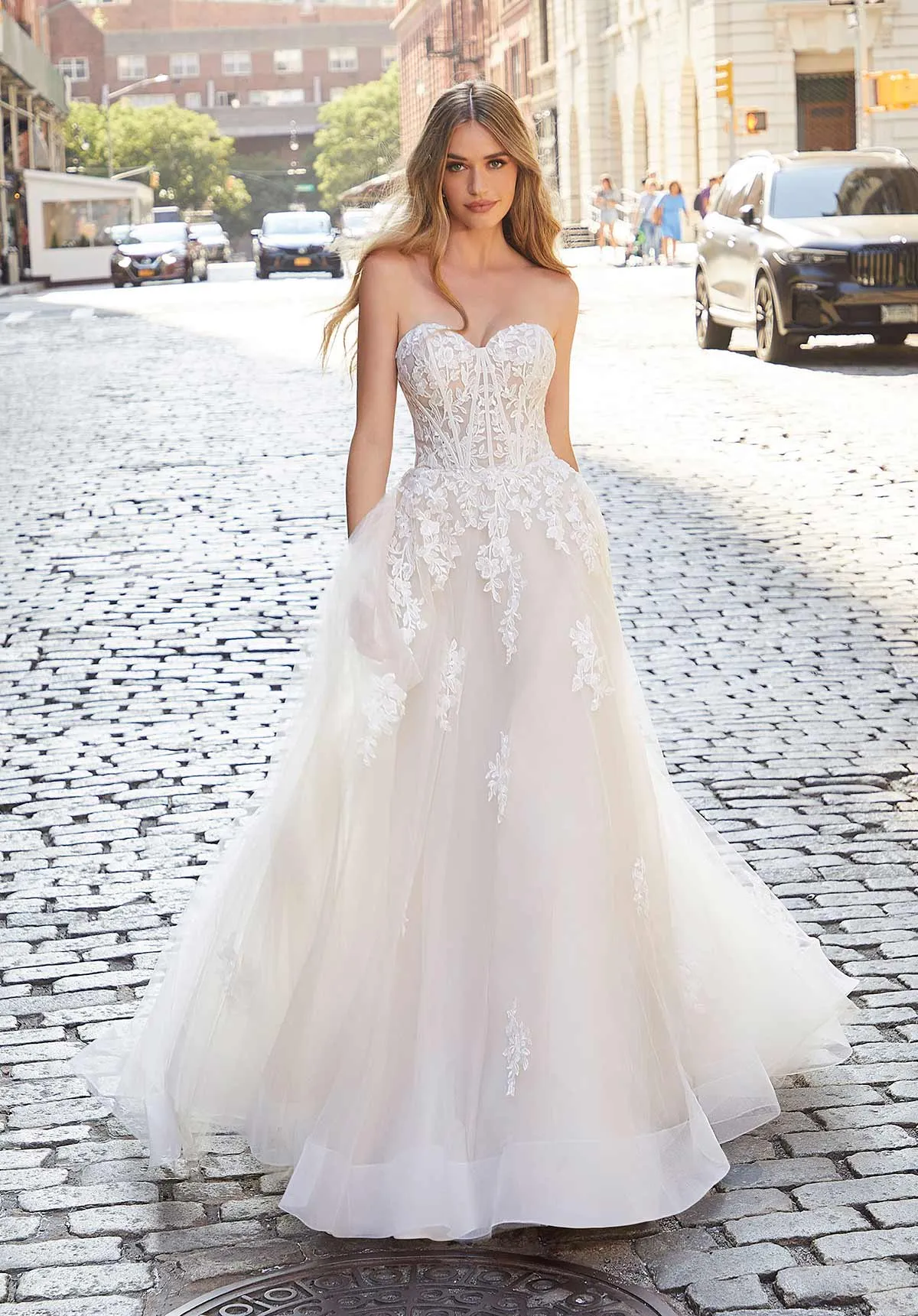 Blu - 4109 - Jamila - Cheron's Bridal, Wedding Gown