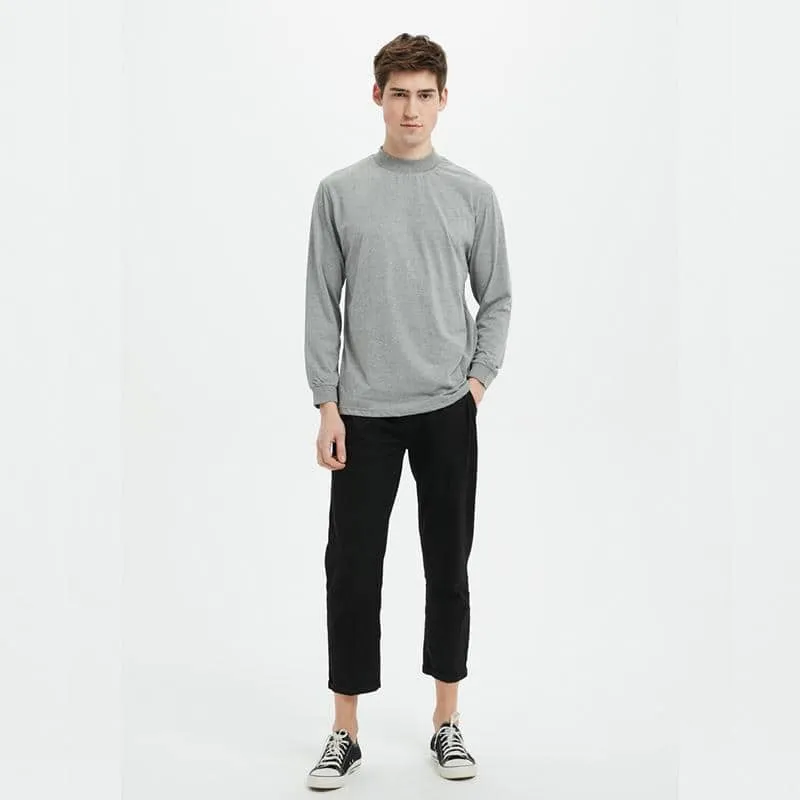 Boysnextdoor Turtle Neck L/S Tee Grey