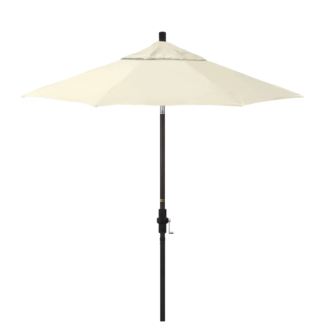 California Umbrella Golden State 7.5 Foot Complete Fiberglass Market Umbrella