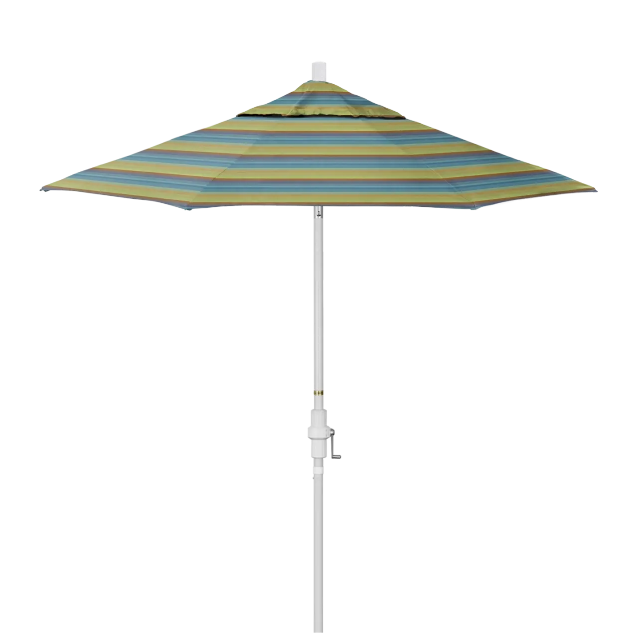 California Umbrella Golden State 7.5 Foot Complete Fiberglass Market Umbrella