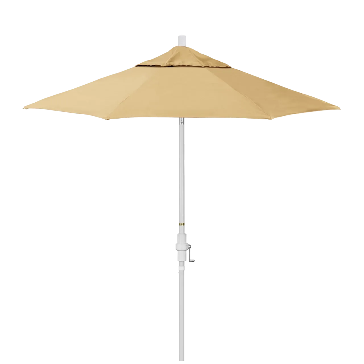 California Umbrella Golden State 7.5 Foot Complete Fiberglass Market Umbrella