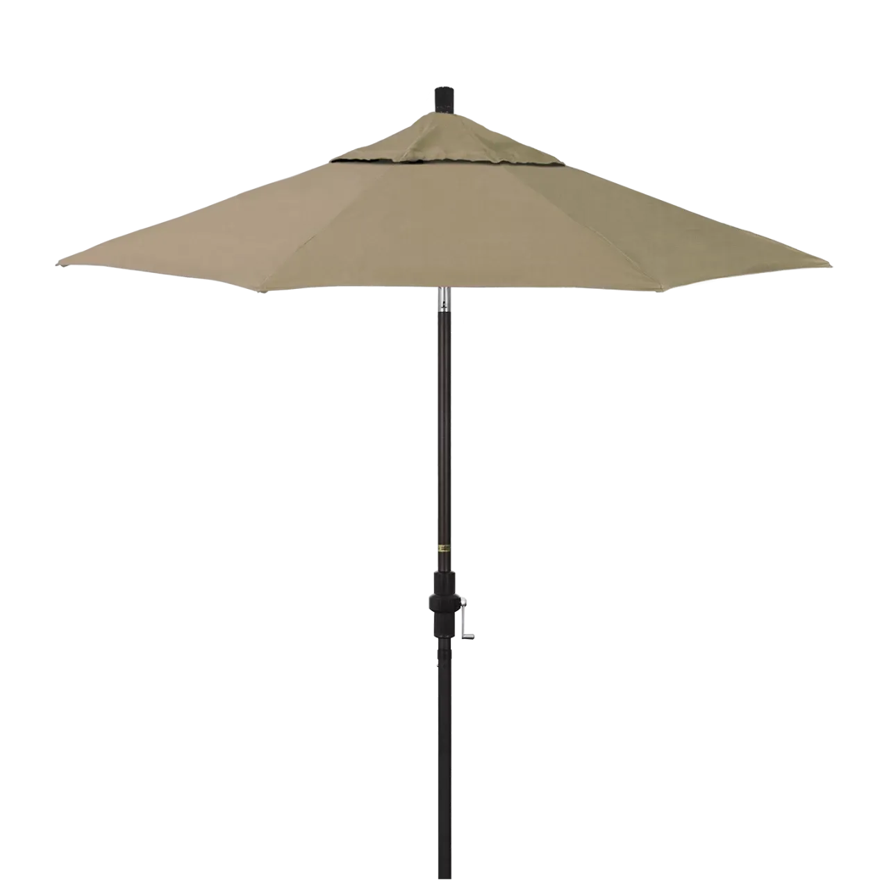 California Umbrella Golden State 7.5 Foot Complete Fiberglass Market Umbrella