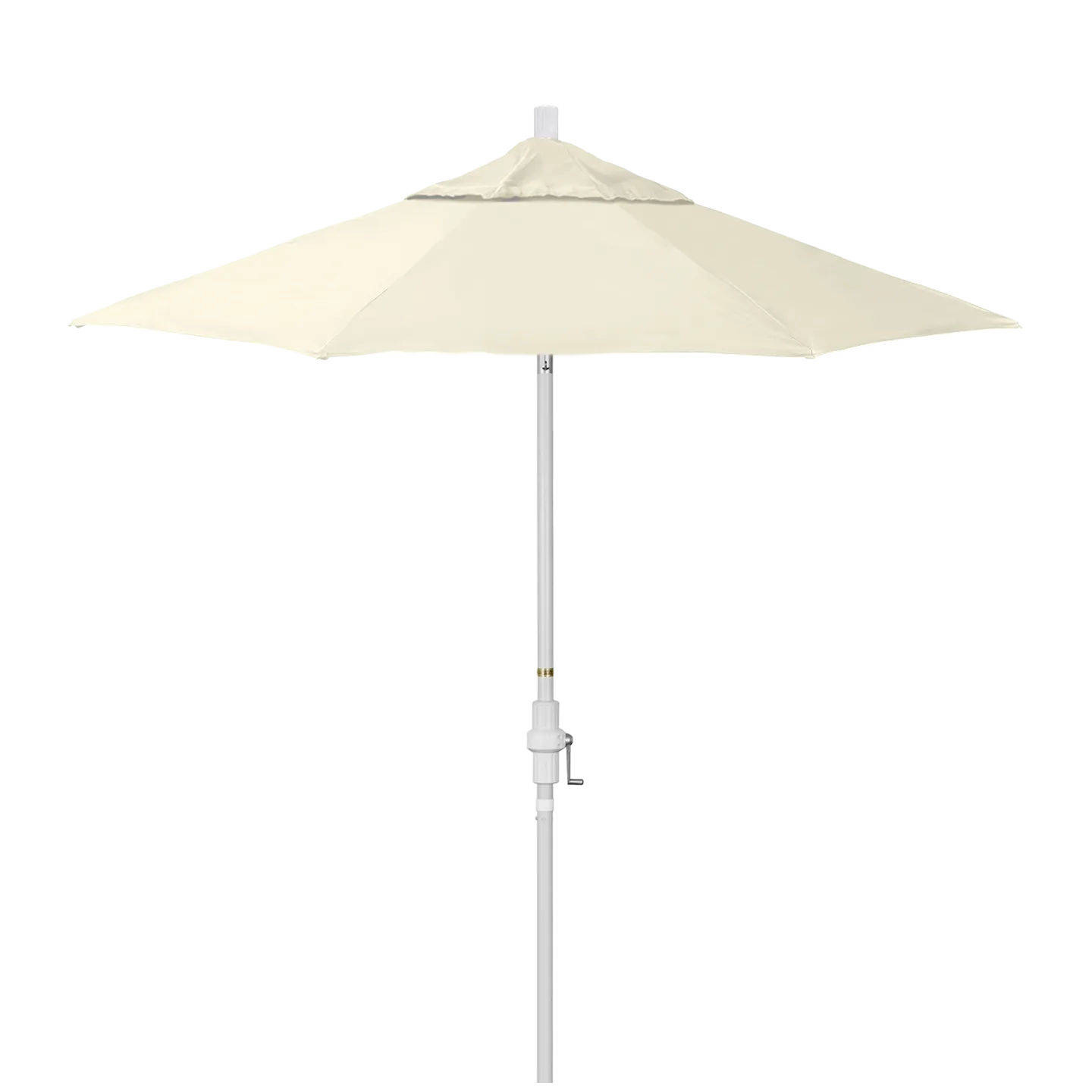 California Umbrella Golden State 7.5 Foot Complete Fiberglass Market Umbrella