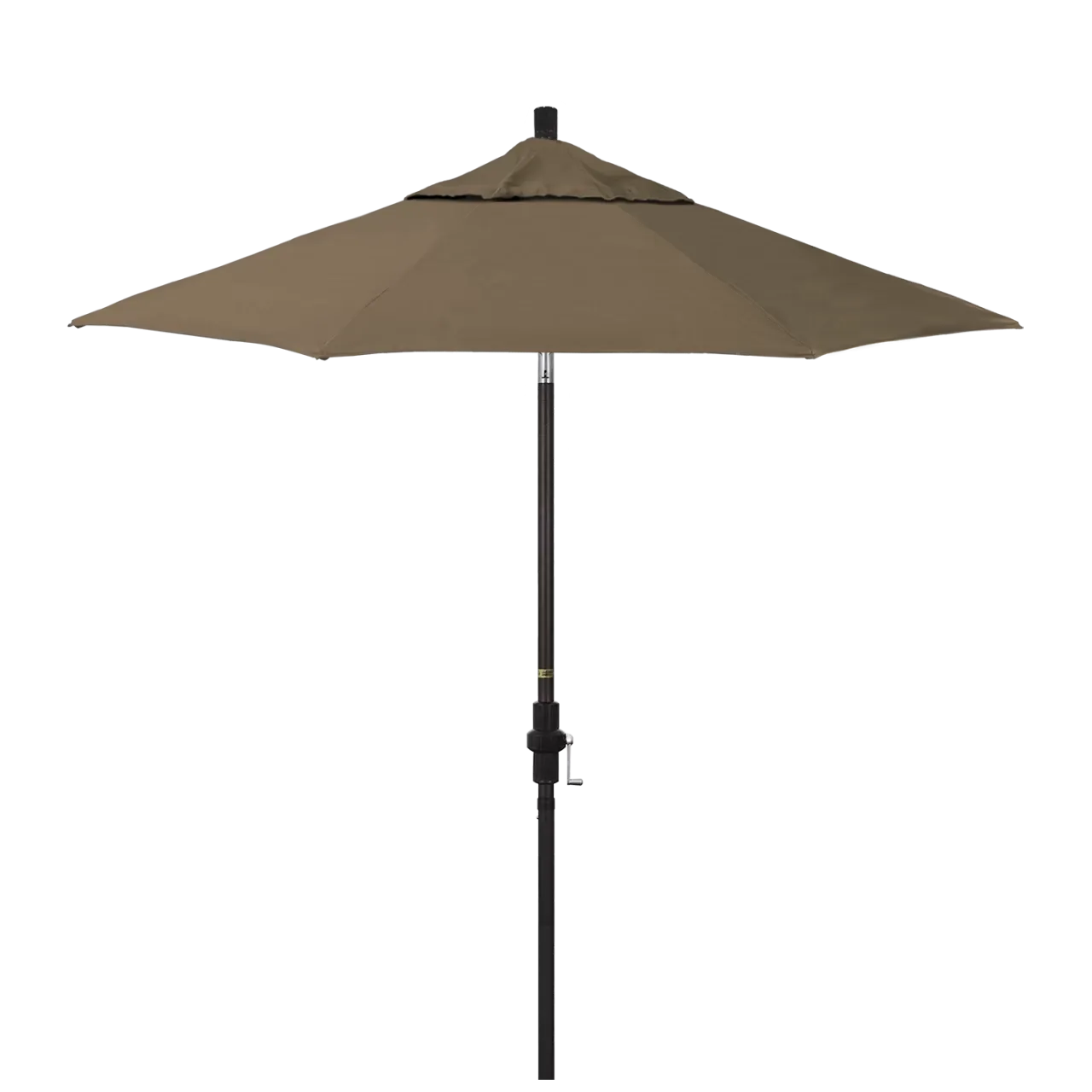 California Umbrella Golden State 7.5 Foot Complete Fiberglass Market Umbrella