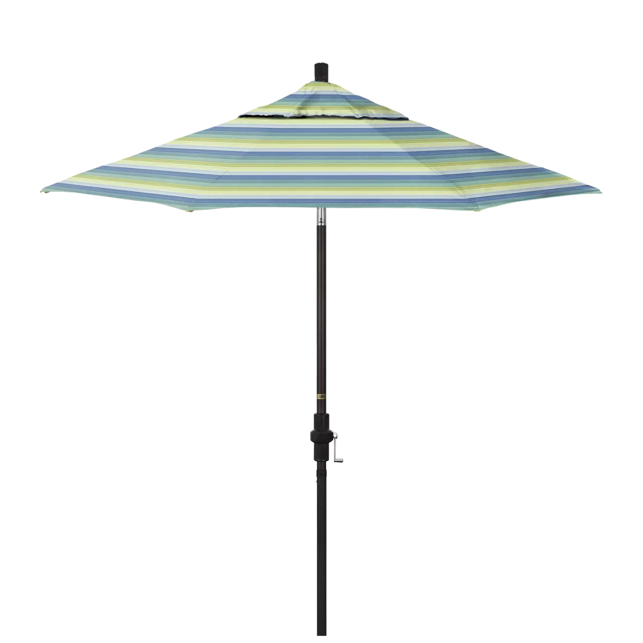 California Umbrella Golden State 7.5 Foot Complete Fiberglass Market Umbrella