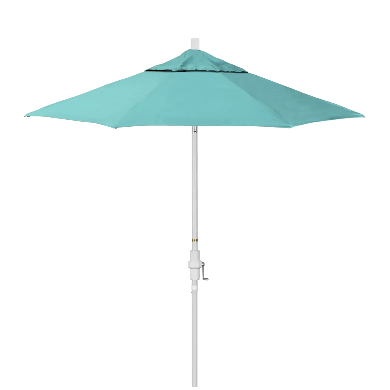California Umbrella Golden State 7.5 Foot Complete Fiberglass Market Umbrella