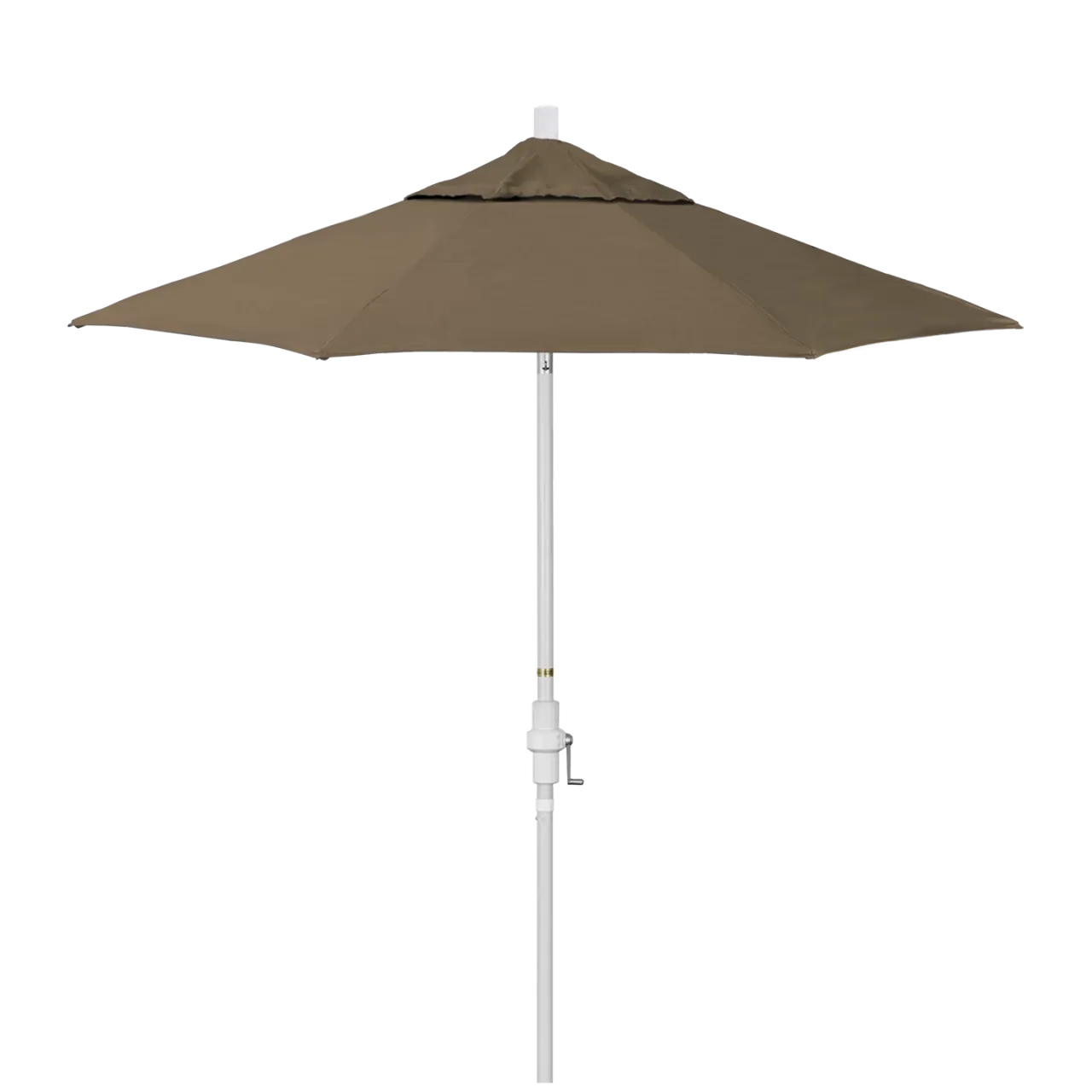 California Umbrella Golden State 7.5 Foot Complete Fiberglass Market Umbrella