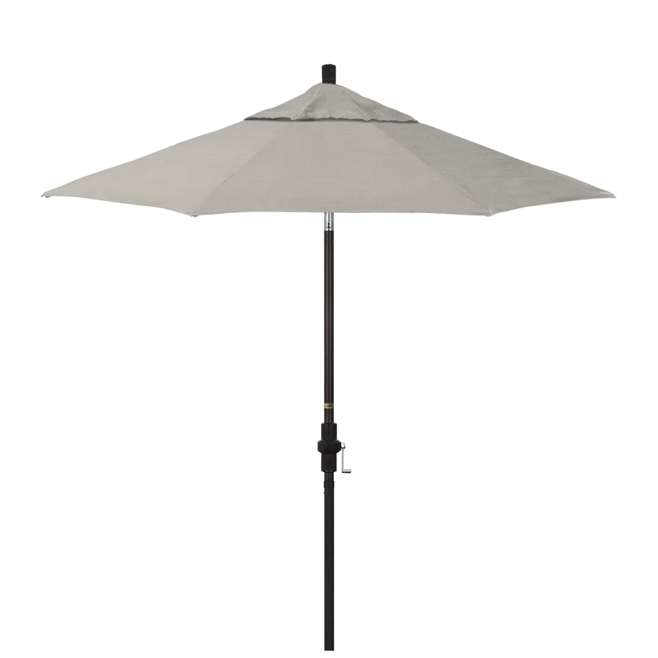 California Umbrella Golden State 7.5 Foot Complete Fiberglass Market Umbrella