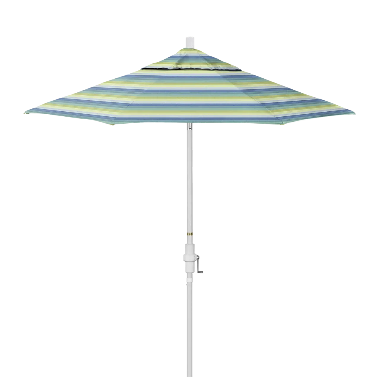 California Umbrella Golden State 7.5 Foot Complete Fiberglass Market Umbrella