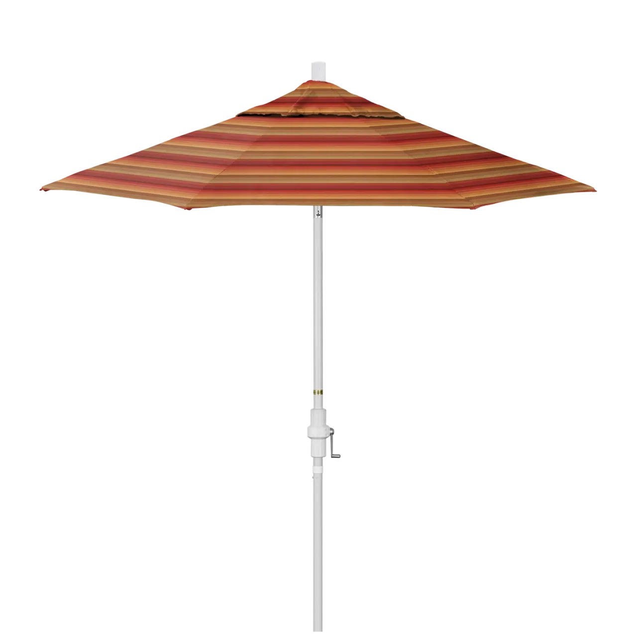 California Umbrella Golden State 7.5 Foot Complete Fiberglass Market Umbrella