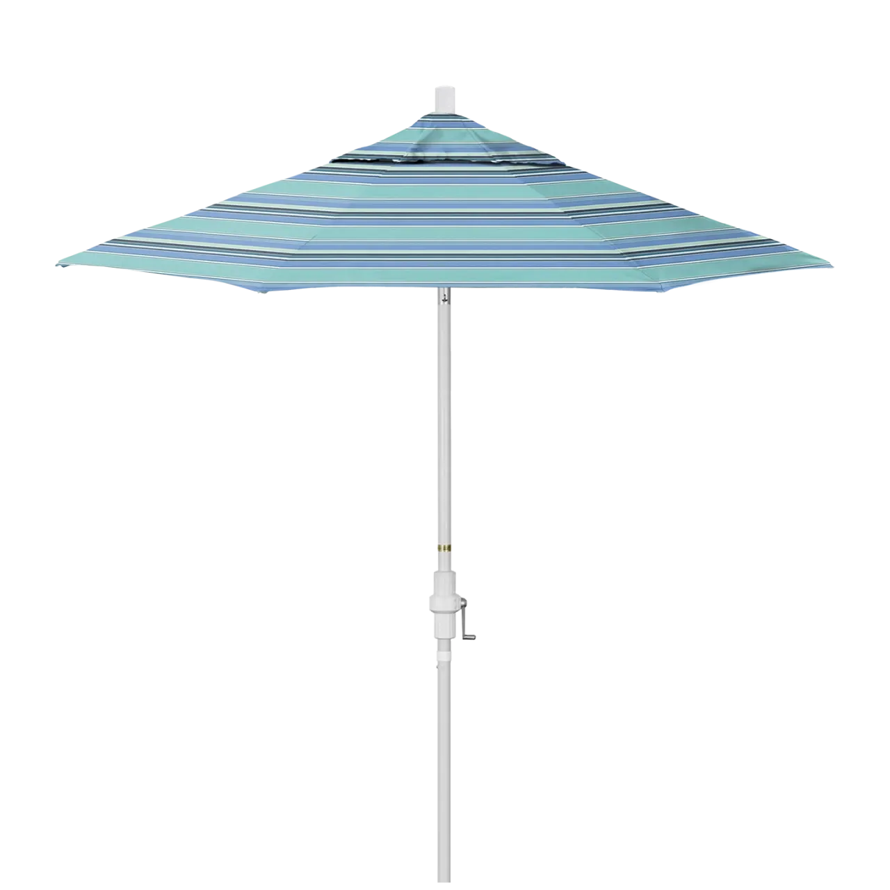 California Umbrella Golden State 7.5 Foot Complete Fiberglass Market Umbrella
