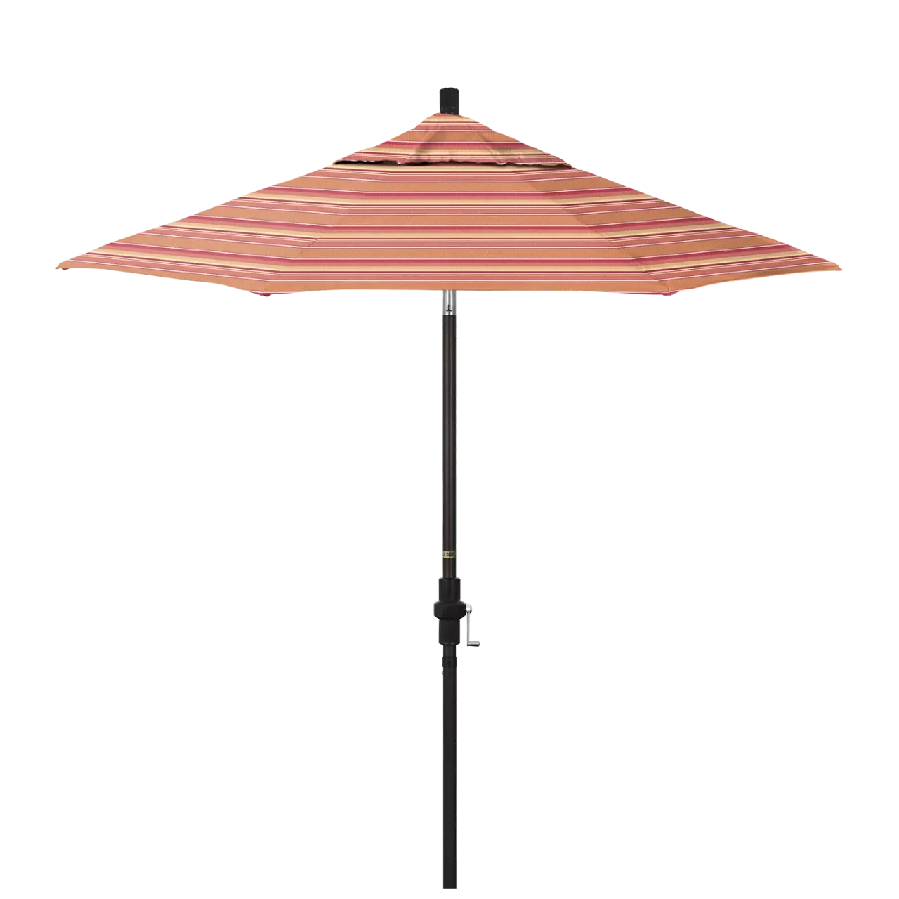 California Umbrella Golden State 7.5 Foot Complete Fiberglass Market Umbrella