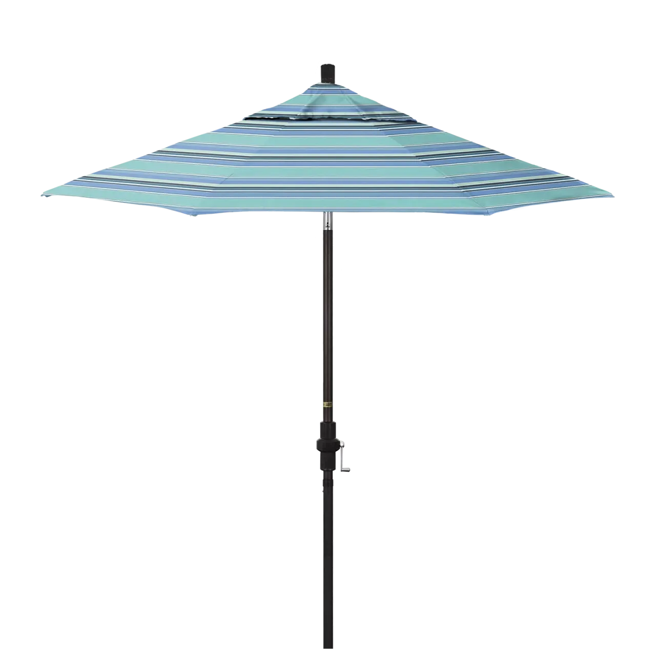California Umbrella Golden State 7.5 Foot Complete Fiberglass Market Umbrella