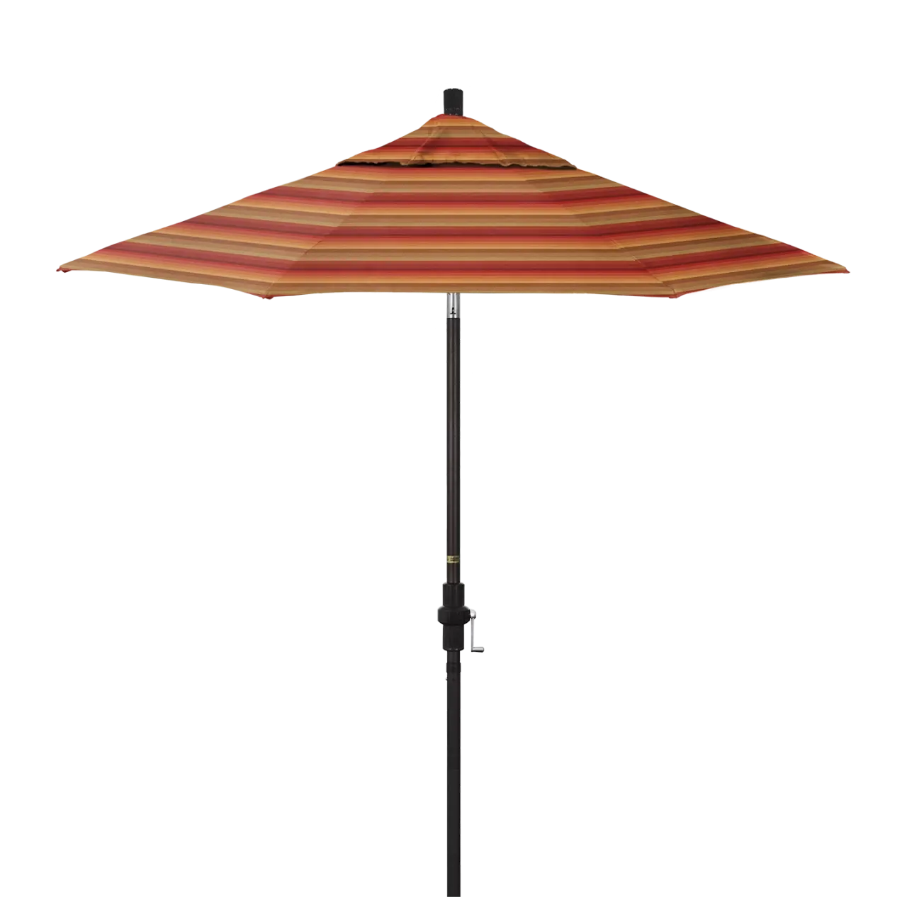 California Umbrella Golden State 7.5 Foot Complete Fiberglass Market Umbrella