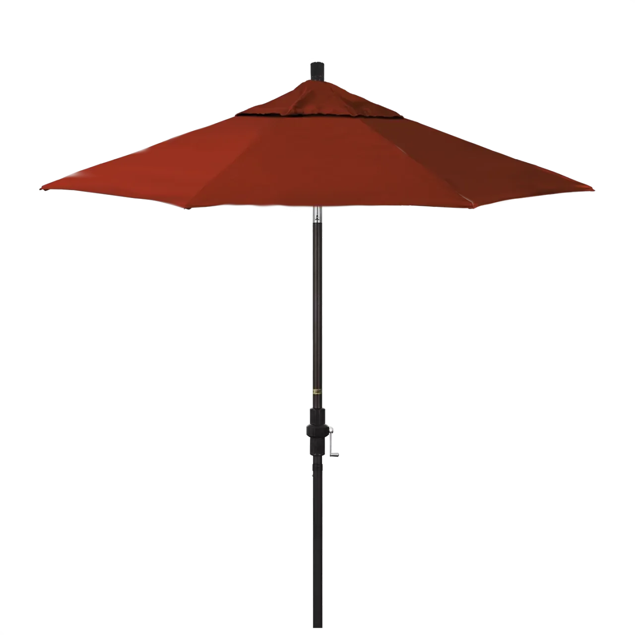 California Umbrella Golden State 7.5 Foot Complete Fiberglass Market Umbrella