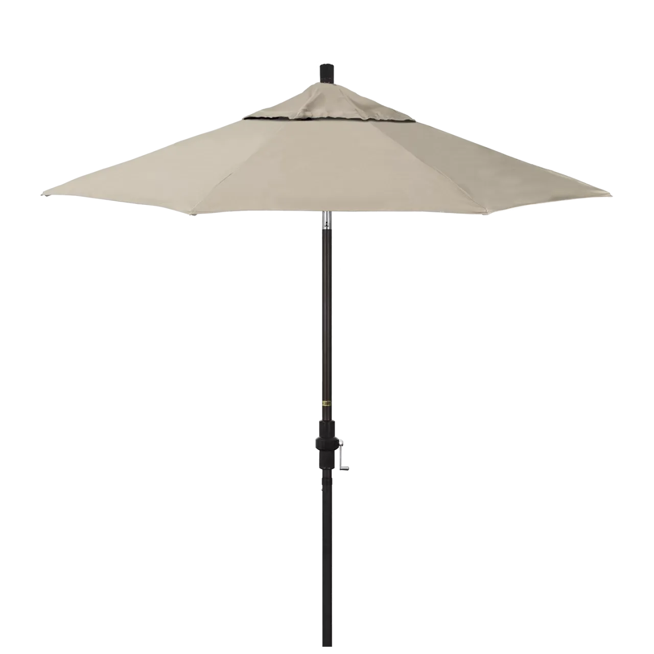 California Umbrella Golden State 7.5 Foot Complete Fiberglass Market Umbrella