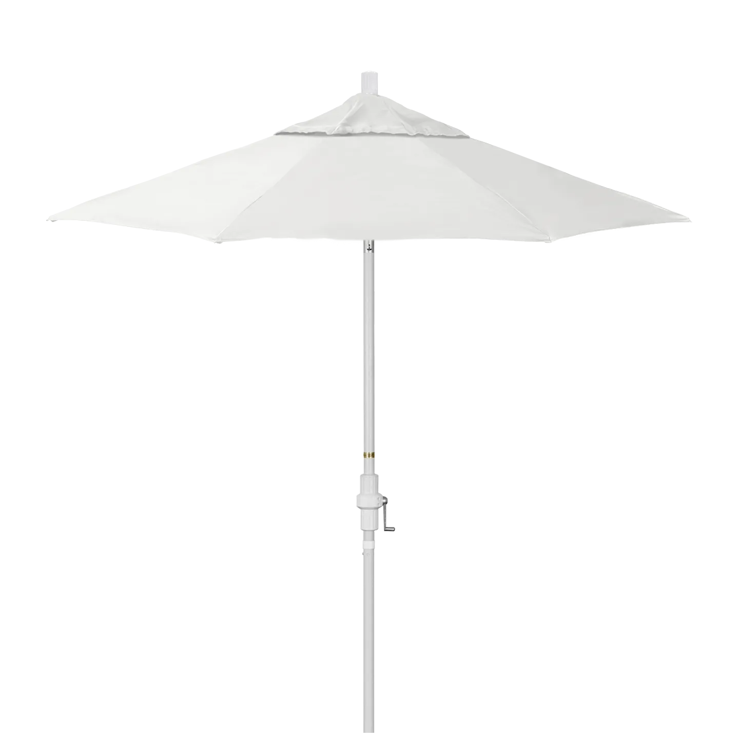 California Umbrella Golden State 7.5 Foot Complete Fiberglass Market Umbrella