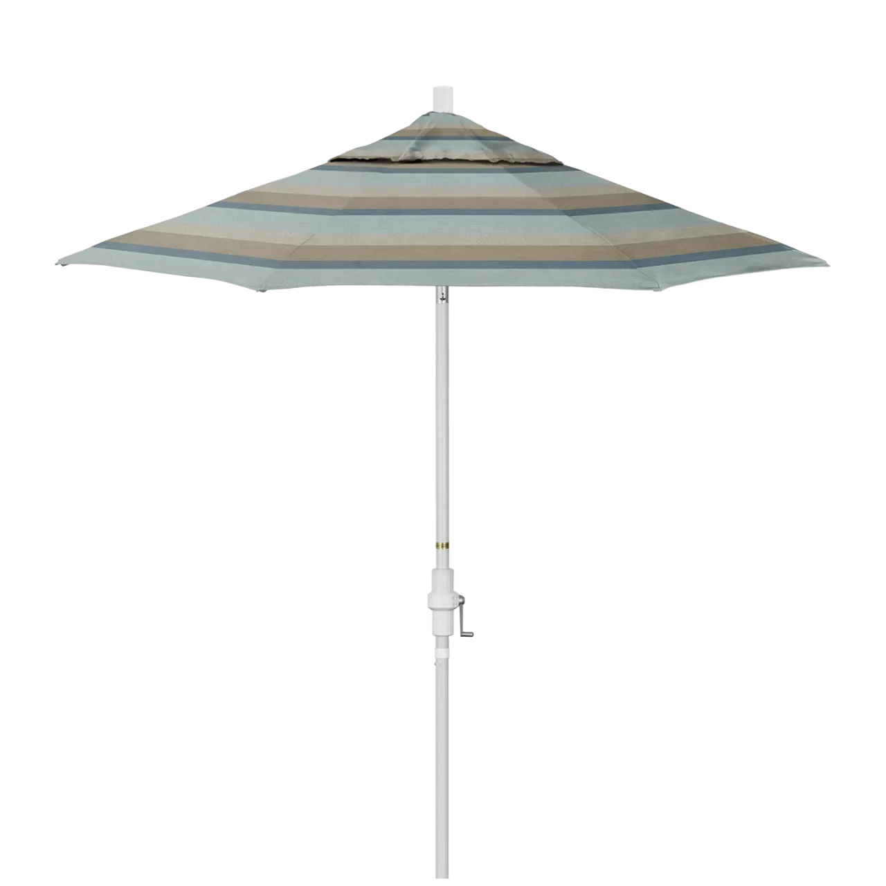 California Umbrella Golden State 7.5 Foot Complete Fiberglass Market Umbrella