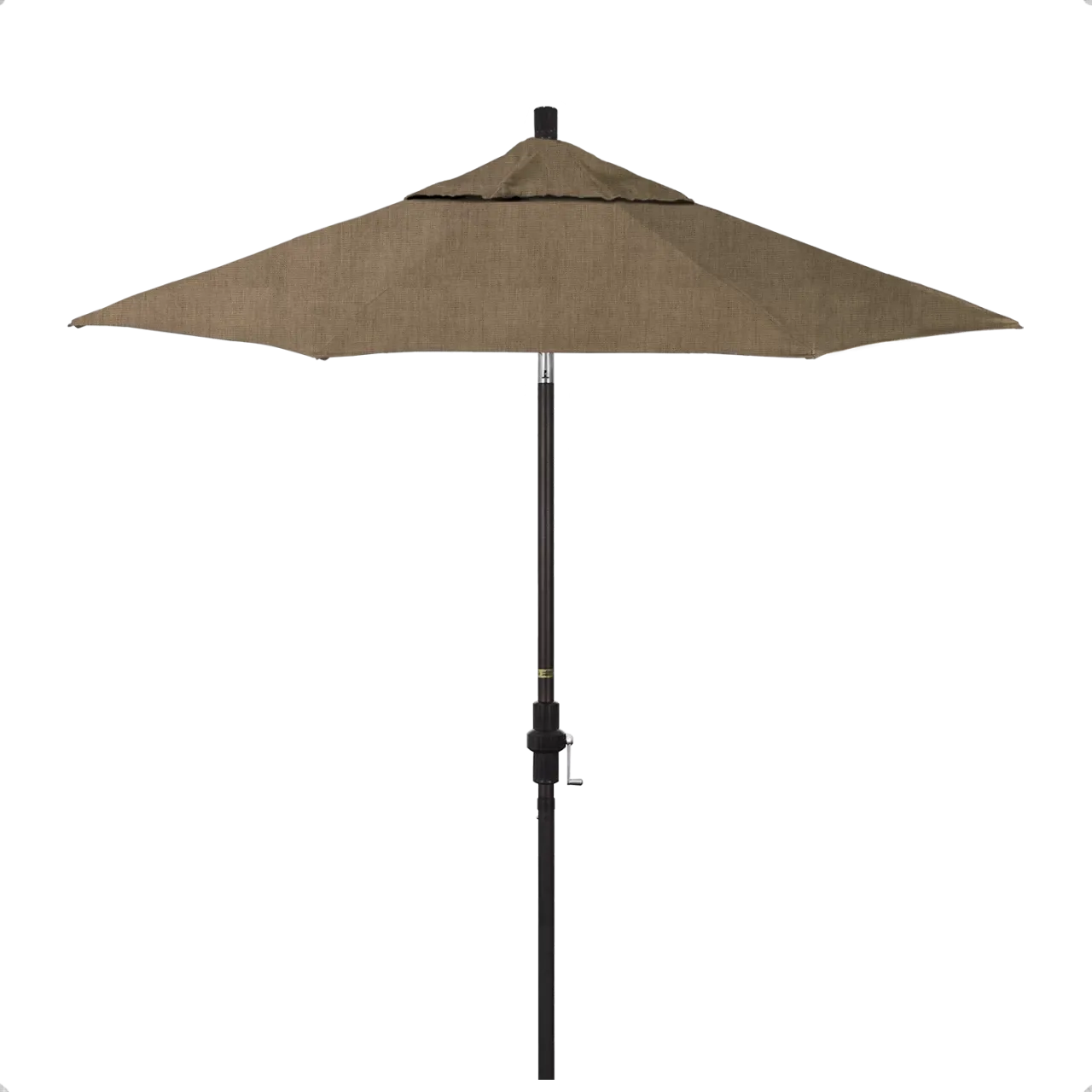 California Umbrella Golden State 7.5 Foot Complete Fiberglass Market Umbrella