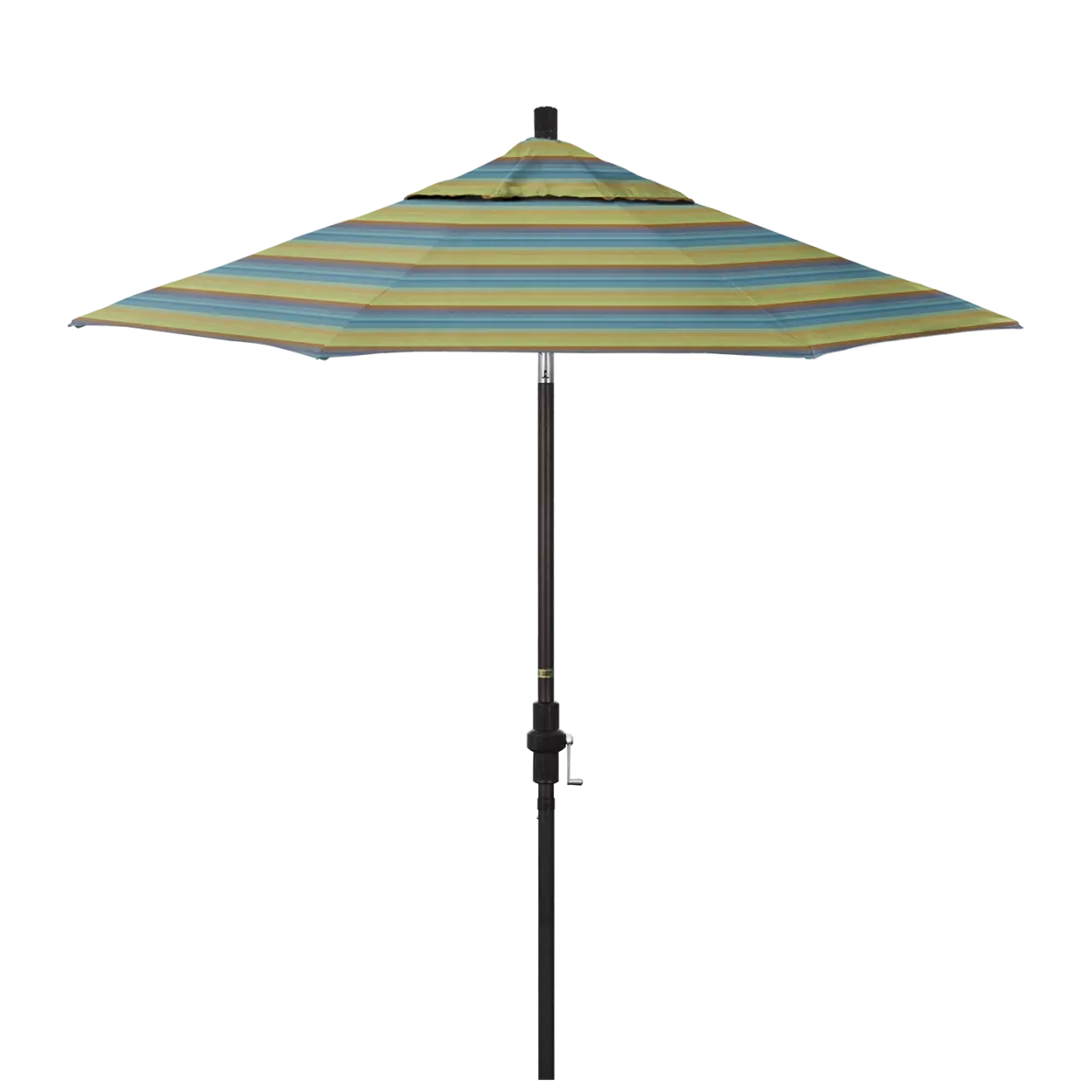 California Umbrella Golden State 7.5 Foot Complete Fiberglass Market Umbrella