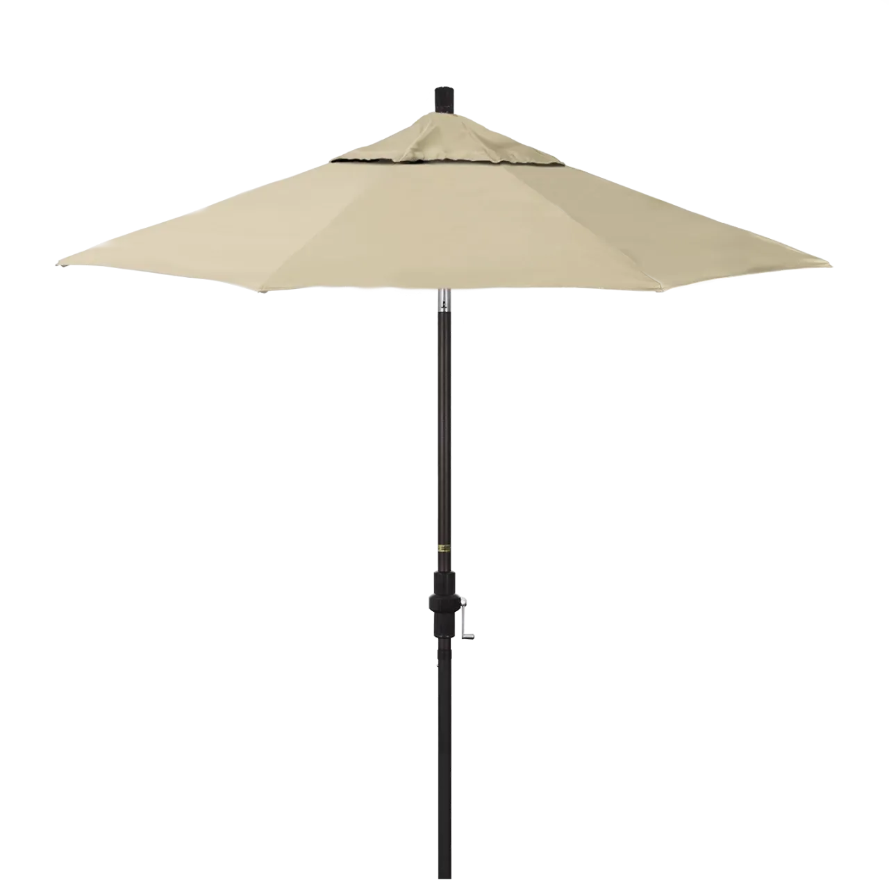 California Umbrella Golden State 7.5 Foot Complete Fiberglass Market Umbrella