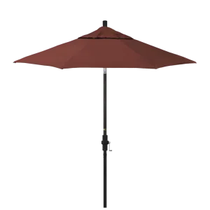California Umbrella Golden State 7.5 Foot Complete Fiberglass Market Umbrella