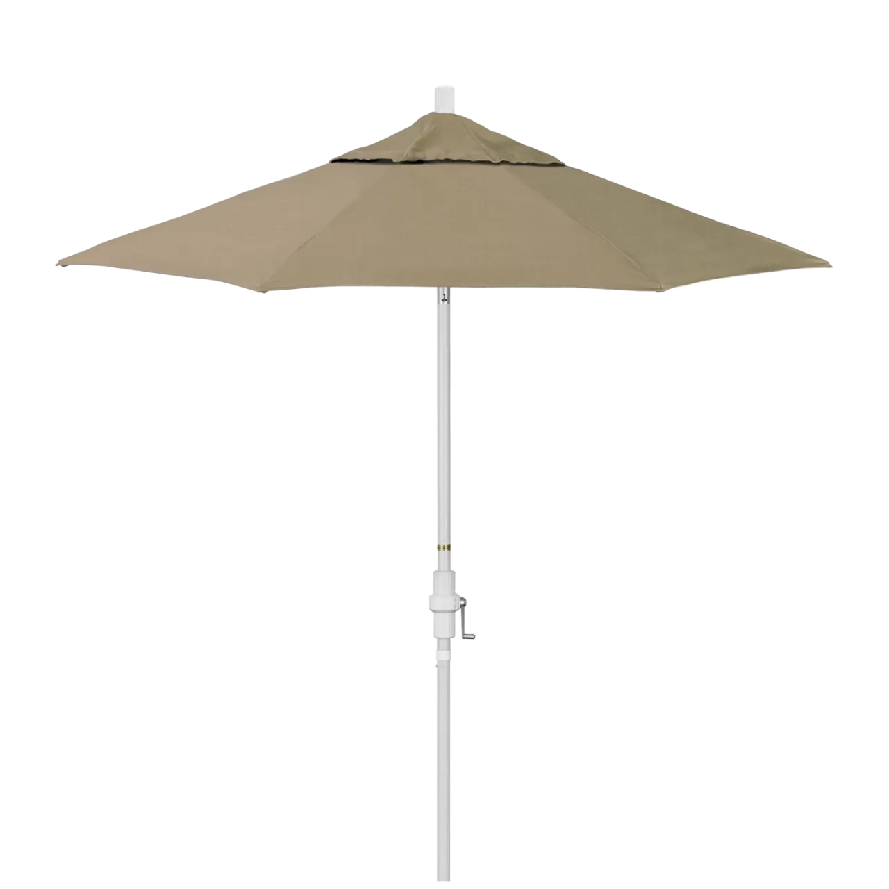 California Umbrella Golden State 7.5 Foot Complete Fiberglass Market Umbrella