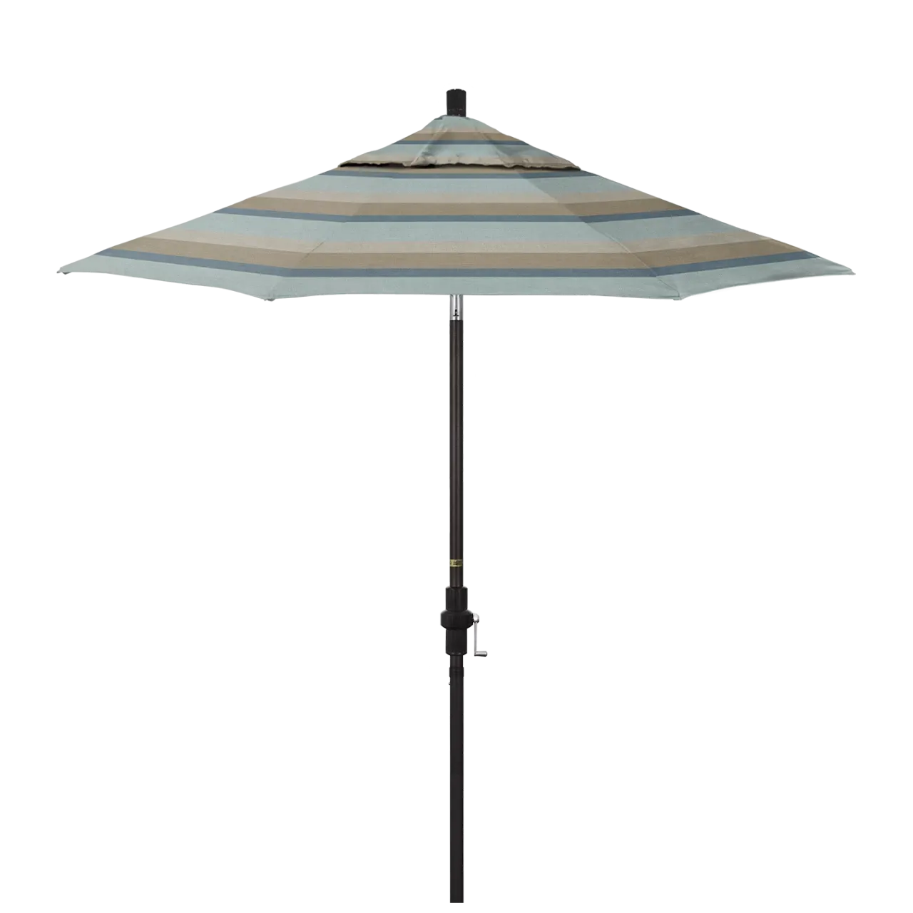 California Umbrella Golden State 7.5 Foot Complete Fiberglass Market Umbrella