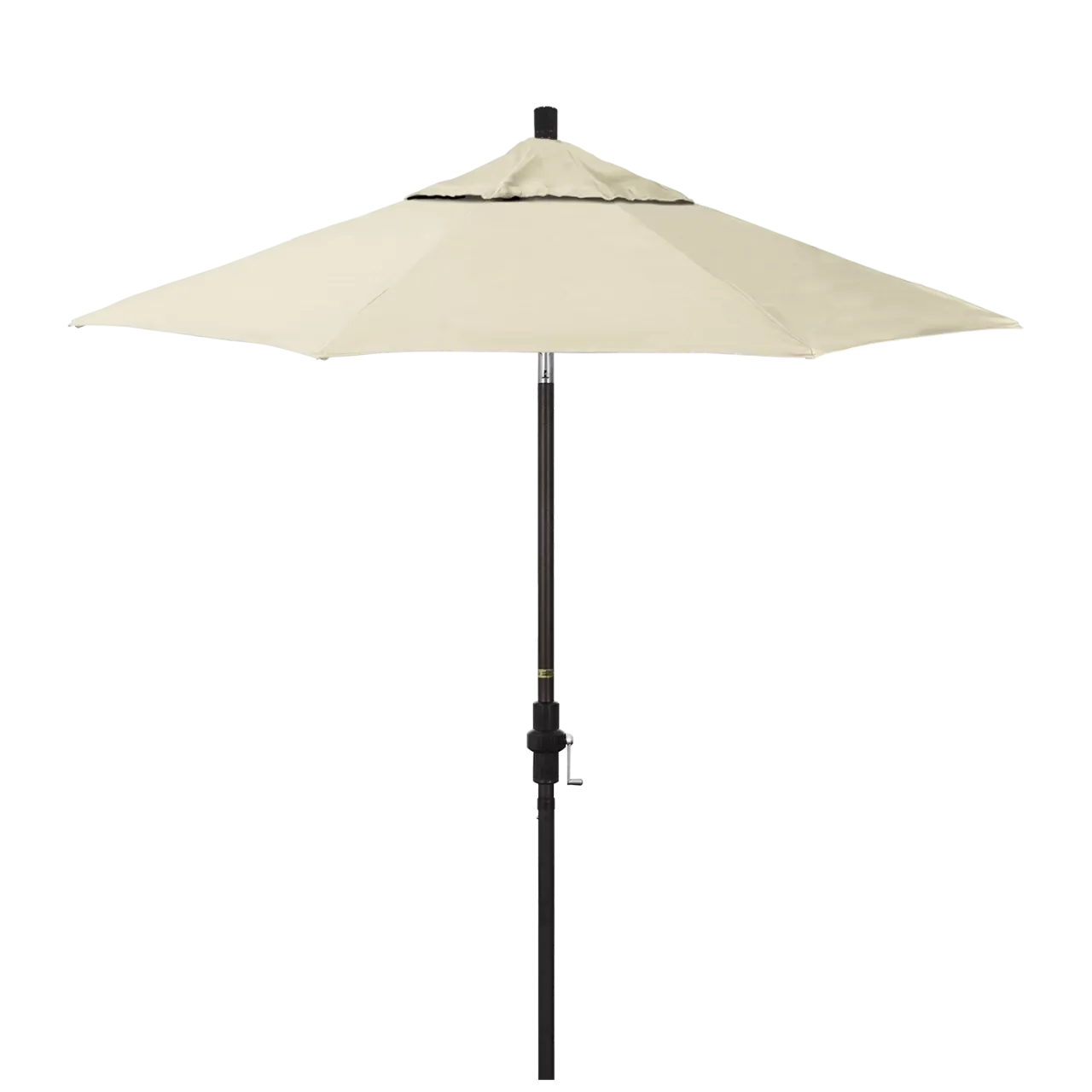 California Umbrella Golden State 7.5 Foot Complete Fiberglass Market Umbrella