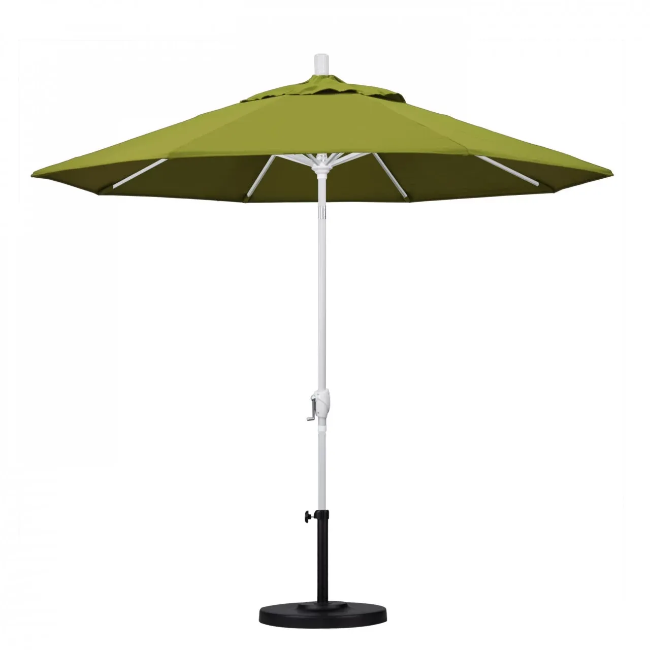 California Umbrella Pacific Trail Series 9 ft Patio Umbrella - Residential Grade with Push Button Tilt and Crank Lift