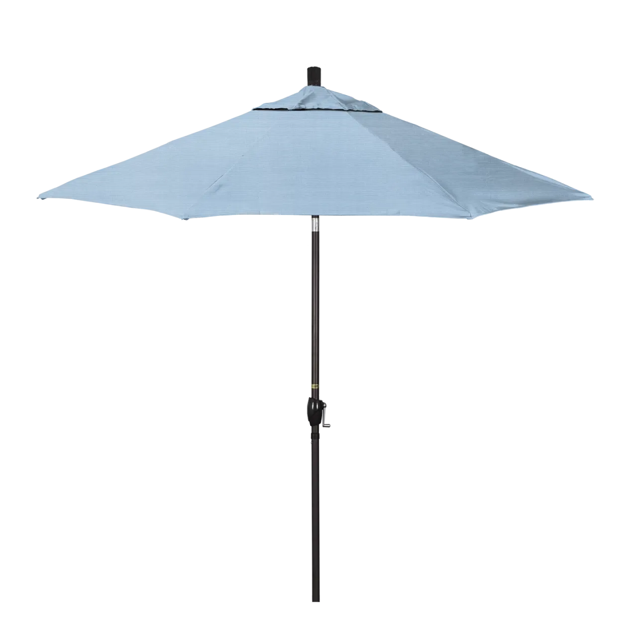 California Umbrella Pacific Trail Series 9 ft Patio Umbrella - Residential Grade with Push Button Tilt and Crank Lift