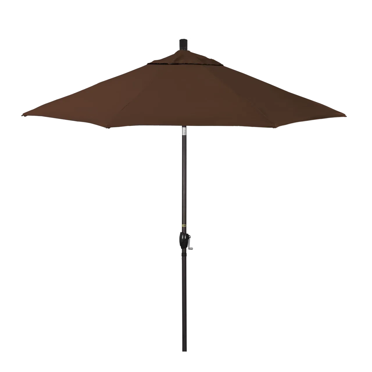 California Umbrella Pacific Trail Series 9 ft Patio Umbrella - Residential Grade with Push Button Tilt and Crank Lift