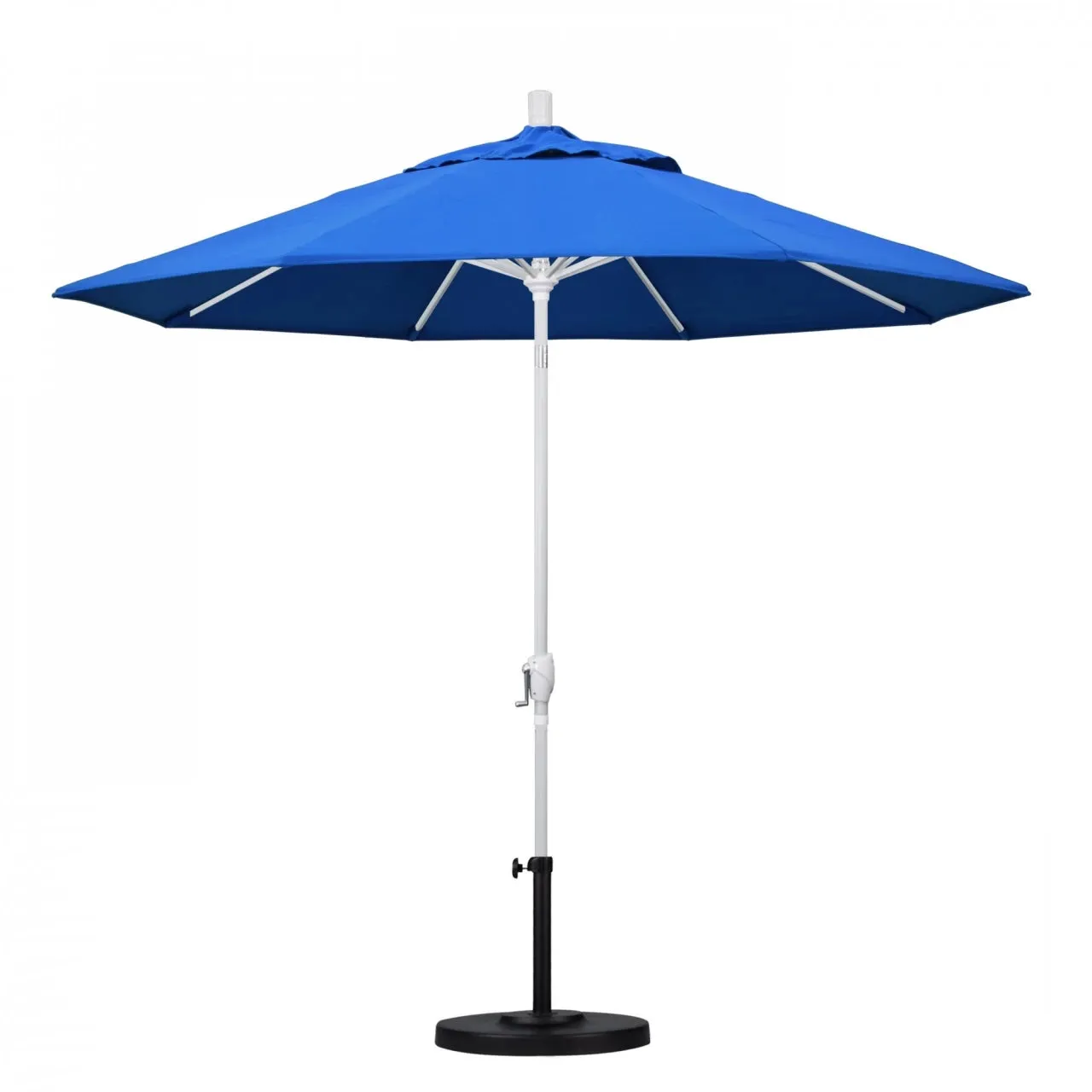 California Umbrella Pacific Trail Series 9 ft Patio Umbrella - Residential Grade with Push Button Tilt and Crank Lift