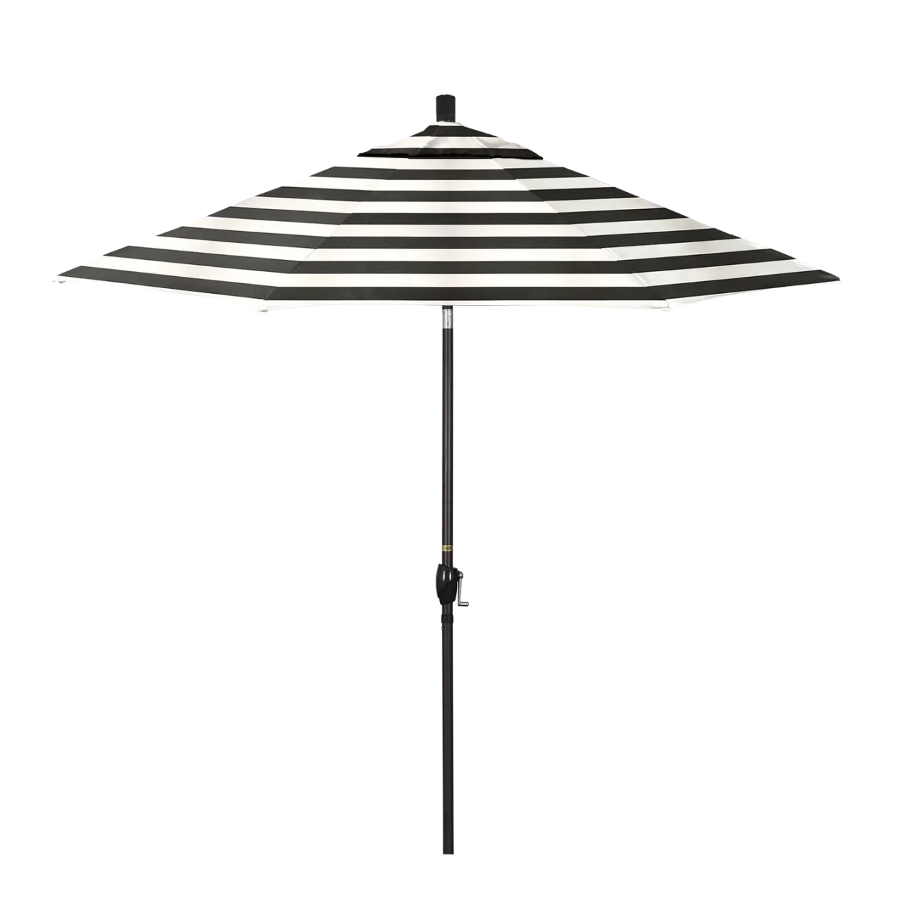 California Umbrella Pacific Trail Series 9 ft Patio Umbrella - Residential Grade with Push Button Tilt and Crank Lift