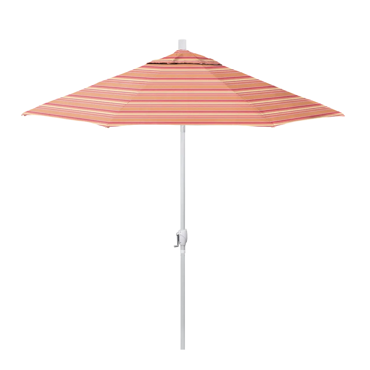 California Umbrella Pacific Trail Series 9 ft Patio Umbrella - Residential Grade with Push Button Tilt and Crank Lift