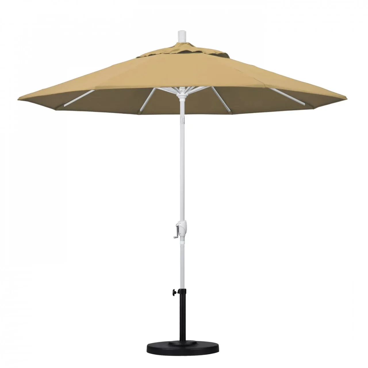 California Umbrella Pacific Trail Series 9 ft Patio Umbrella - Residential Grade with Push Button Tilt and Crank Lift