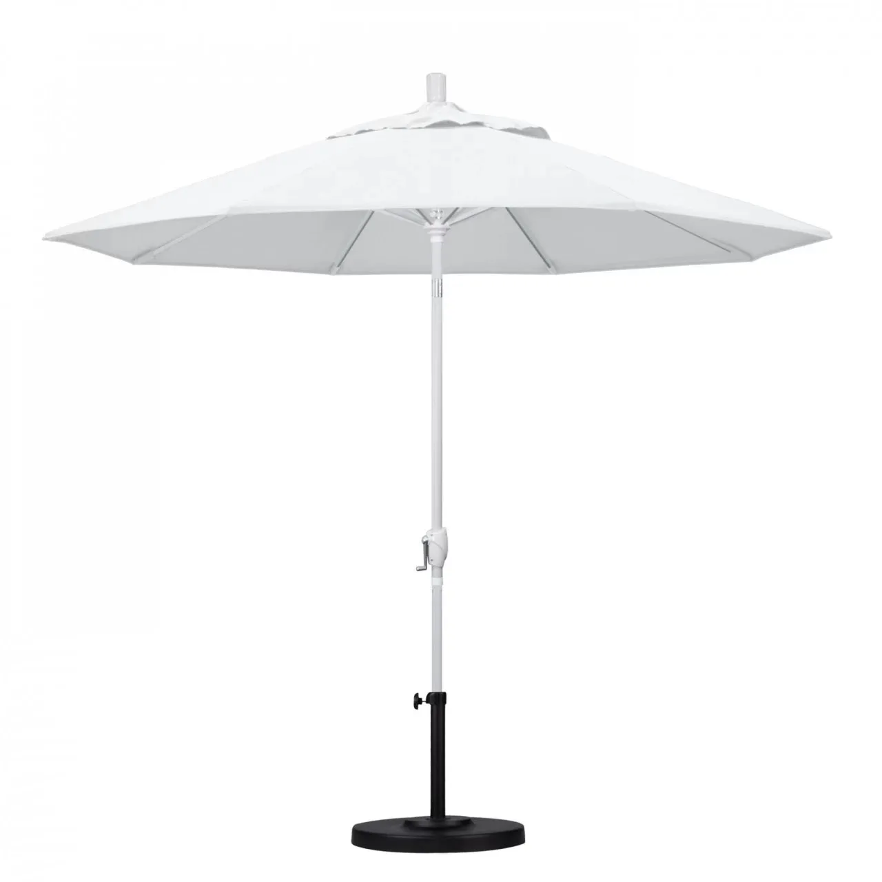 California Umbrella Pacific Trail Series 9 ft Patio Umbrella - Residential Grade with Push Button Tilt and Crank Lift