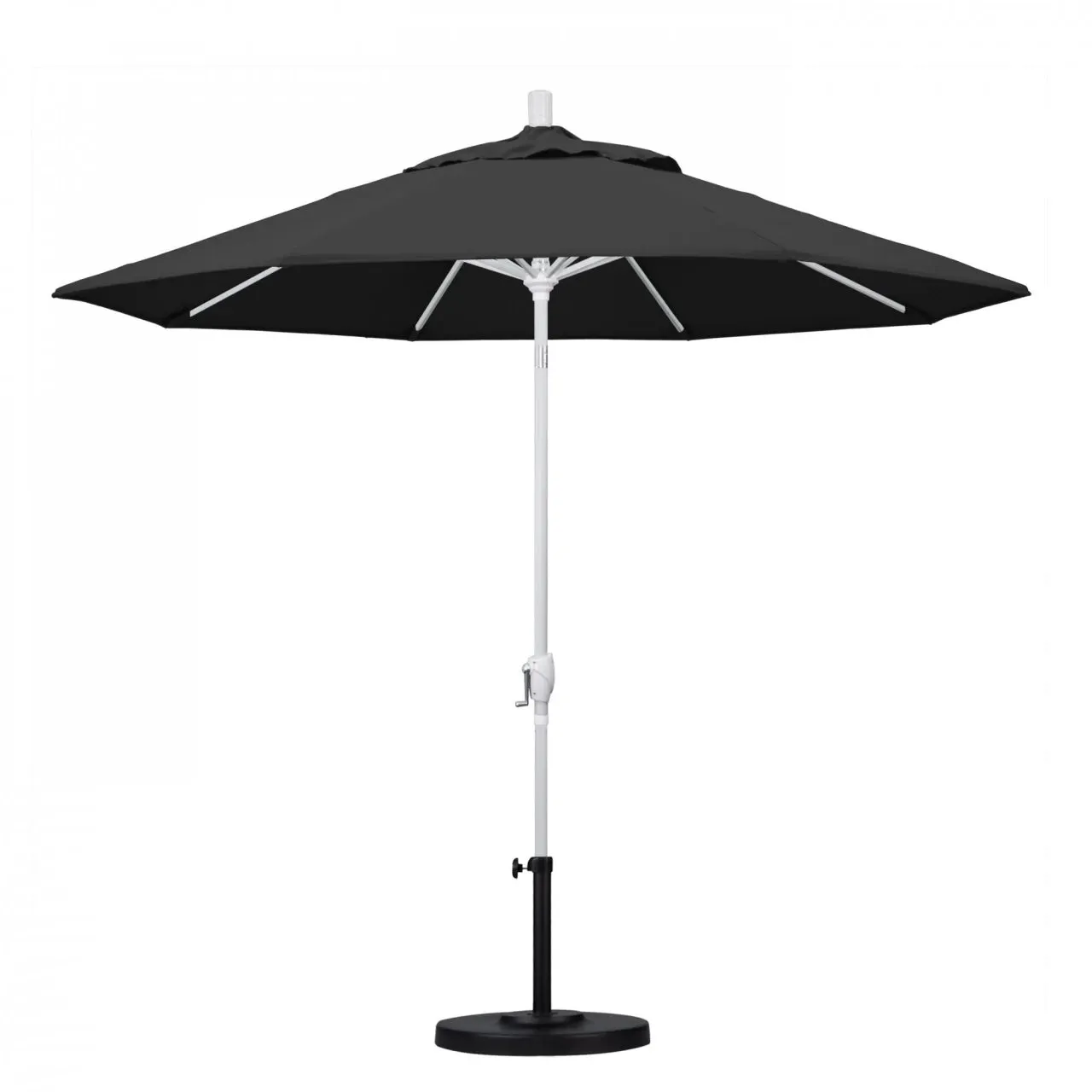 California Umbrella Pacific Trail Series 9 ft Patio Umbrella - Residential Grade with Push Button Tilt and Crank Lift