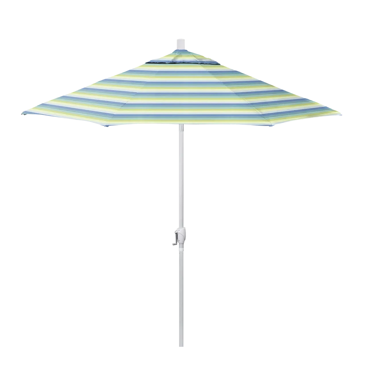 California Umbrella Pacific Trail Series 9 ft Patio Umbrella - Residential Grade with Push Button Tilt and Crank Lift