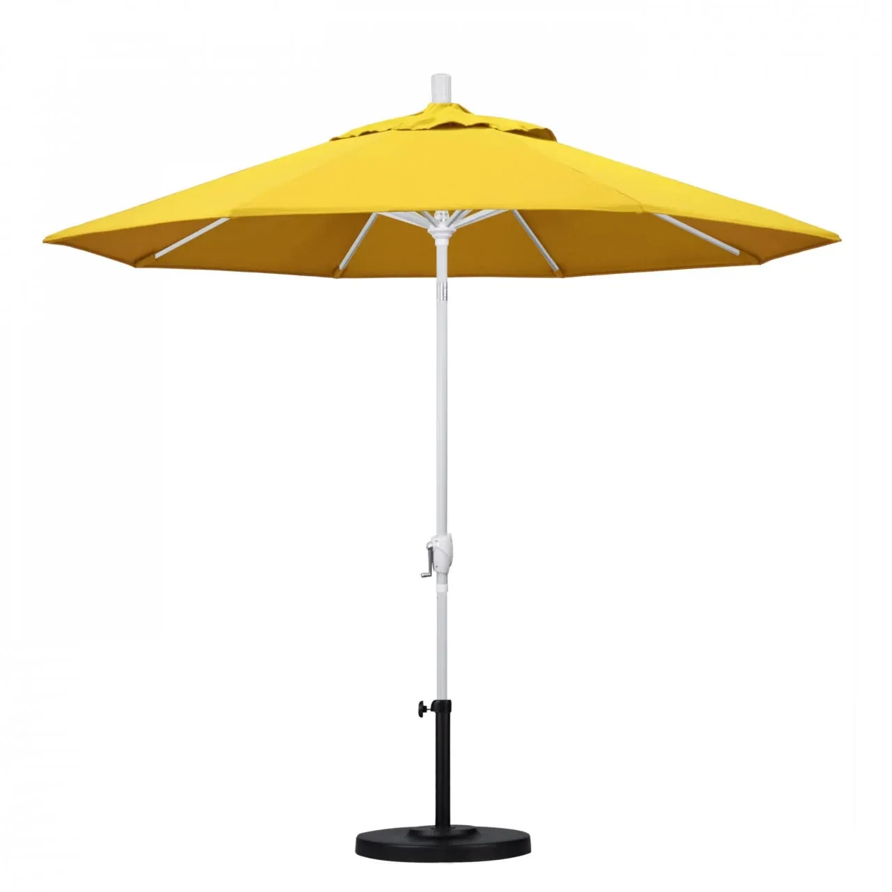 California Umbrella Pacific Trail Series 9 ft Patio Umbrella - Residential Grade with Push Button Tilt and Crank Lift