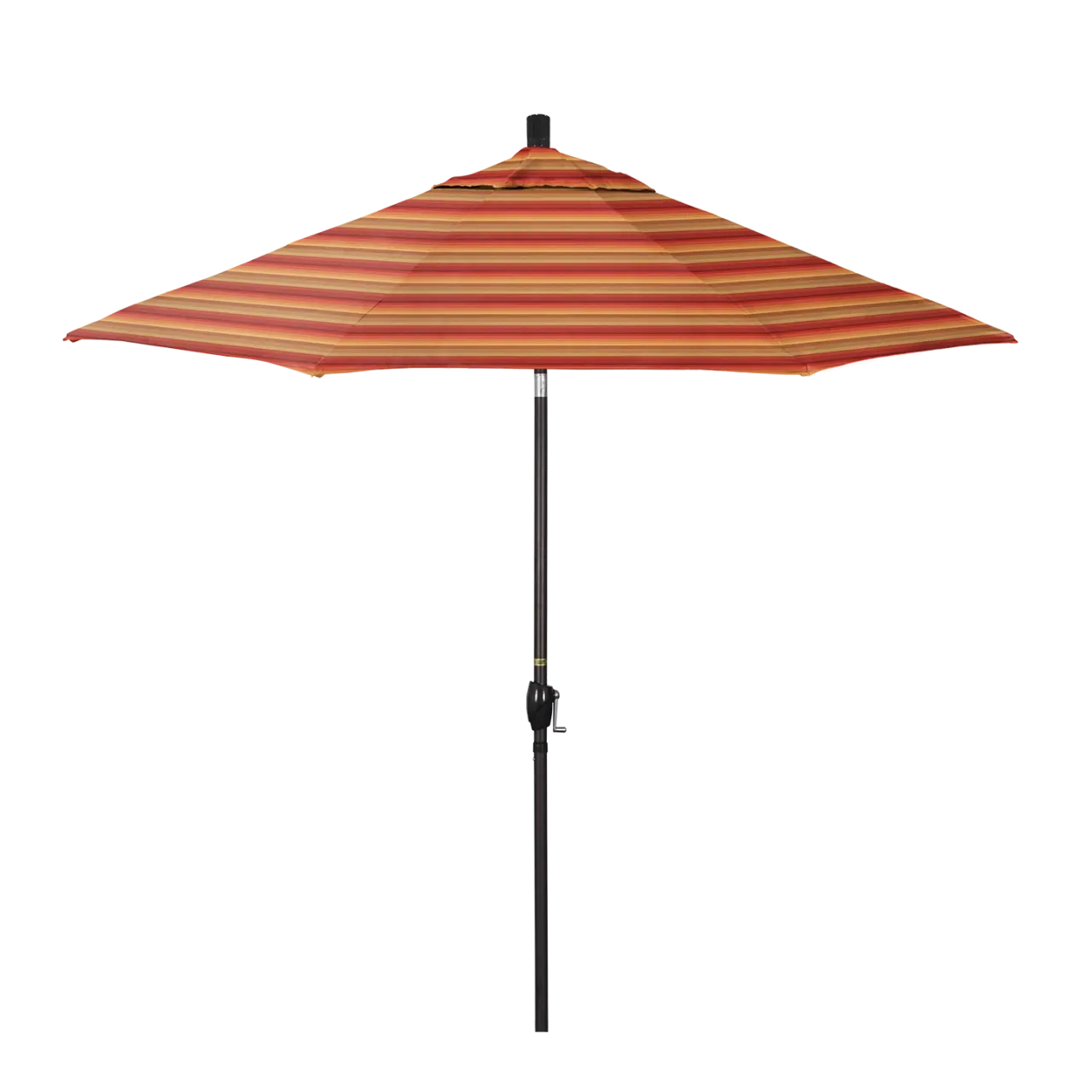 California Umbrella Pacific Trail Series 9 ft Patio Umbrella - Residential Grade with Push Button Tilt and Crank Lift