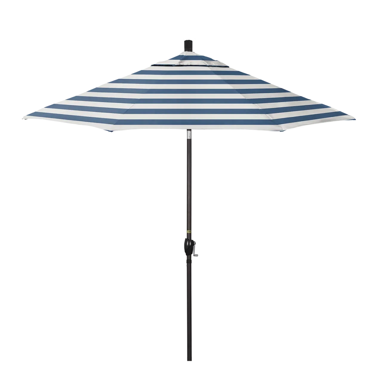 California Umbrella Pacific Trail Series 9 ft Patio Umbrella - Residential Grade with Push Button Tilt and Crank Lift
