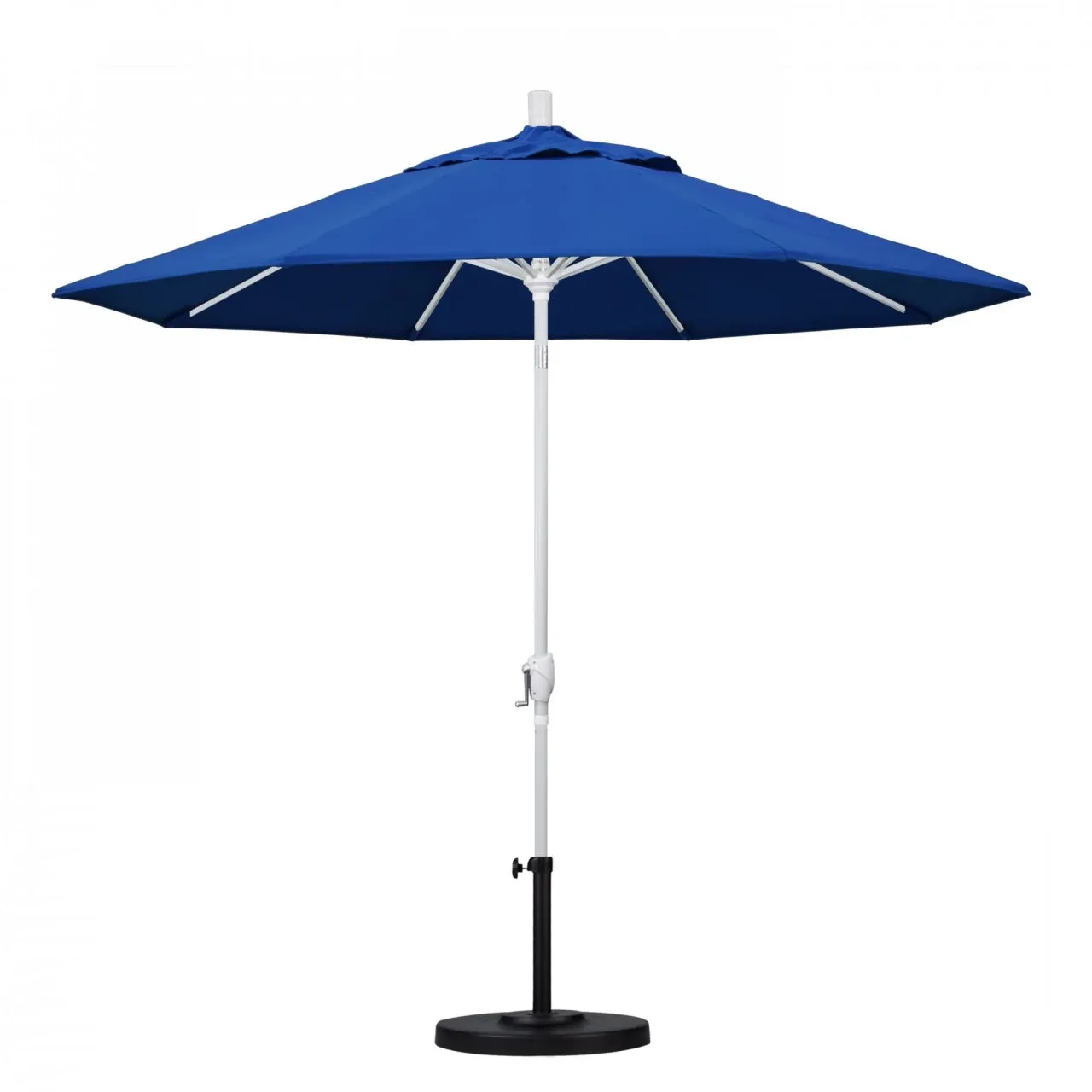 California Umbrella Pacific Trail Series 9 ft Patio Umbrella - Residential Grade with Push Button Tilt and Crank Lift