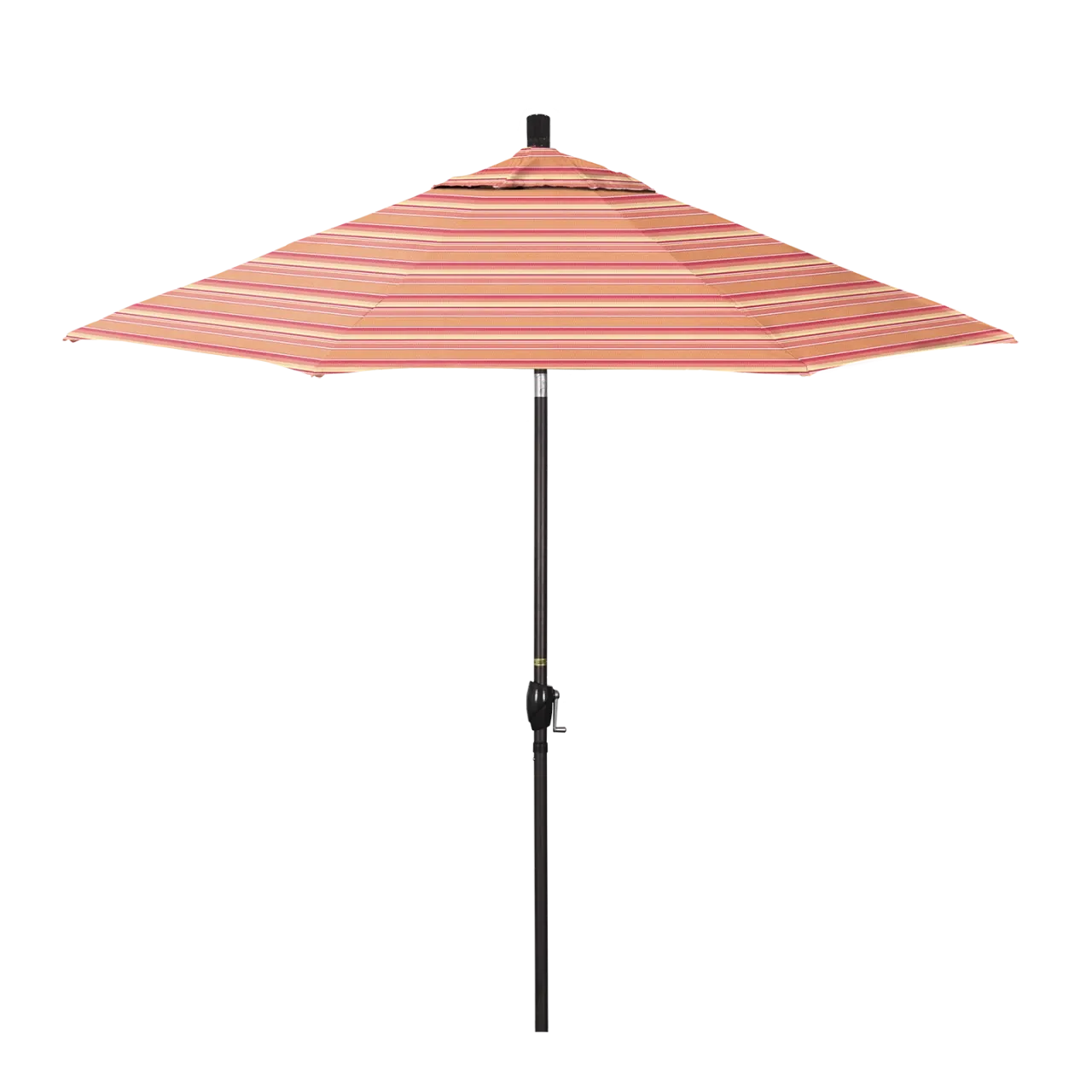 California Umbrella Pacific Trail Series 9 ft Patio Umbrella - Residential Grade with Push Button Tilt and Crank Lift