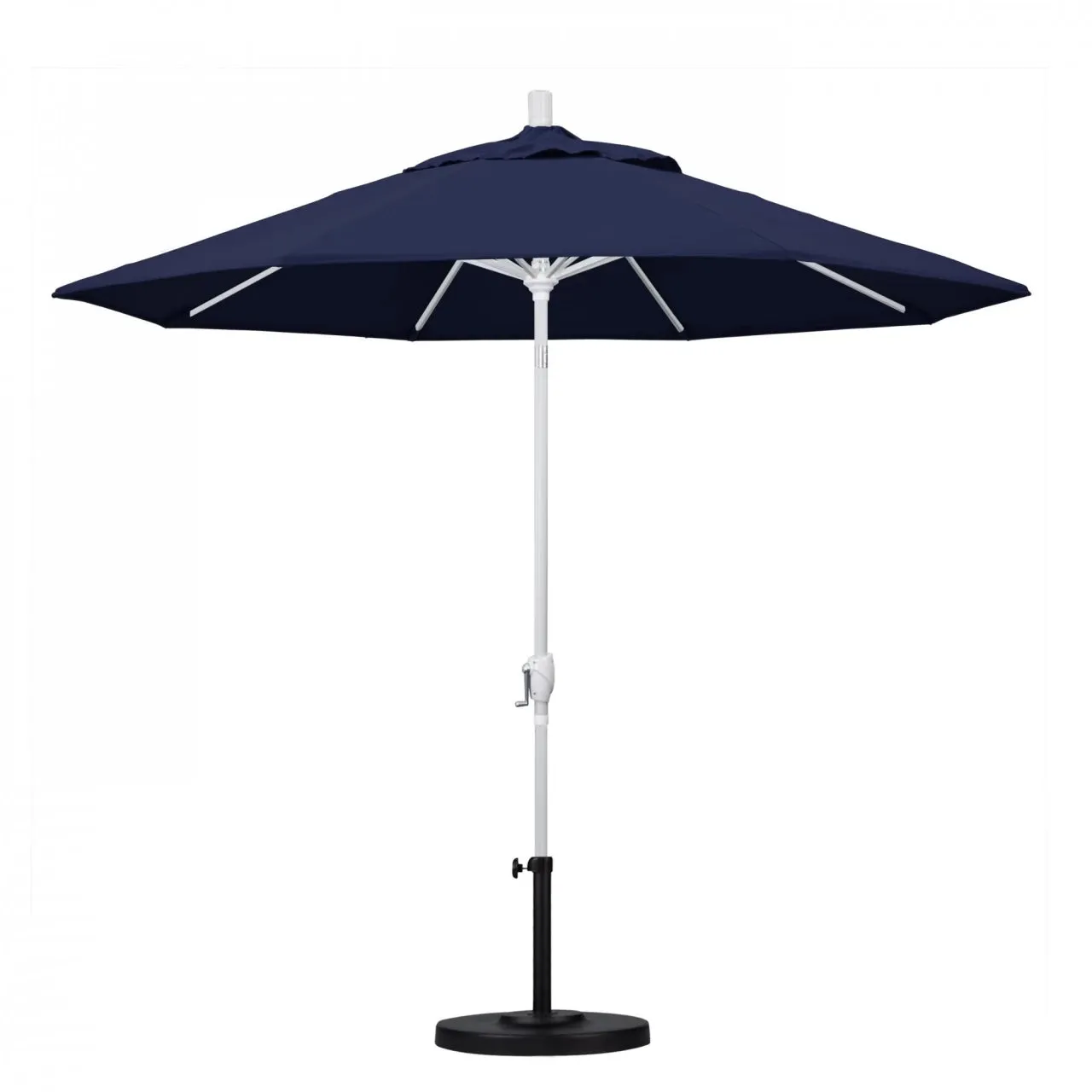 California Umbrella Pacific Trail Series 9 ft Patio Umbrella - Residential Grade with Push Button Tilt and Crank Lift