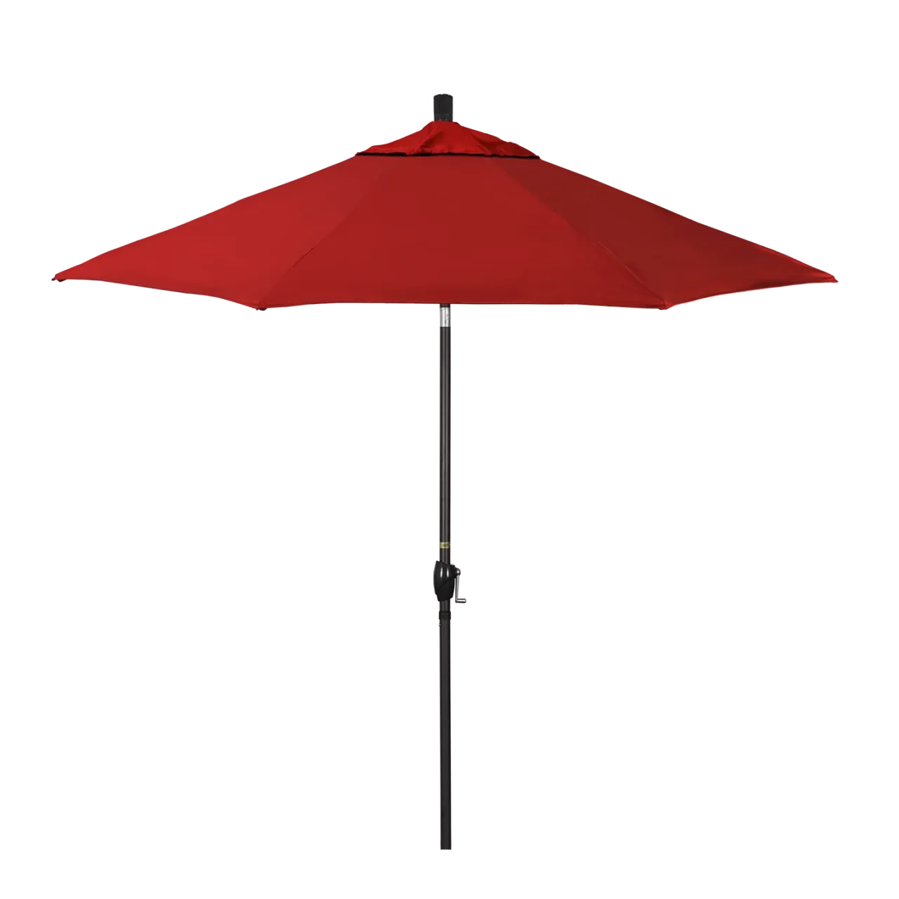 California Umbrella Pacific Trail Series 9 ft Patio Umbrella - Residential Grade with Push Button Tilt and Crank Lift