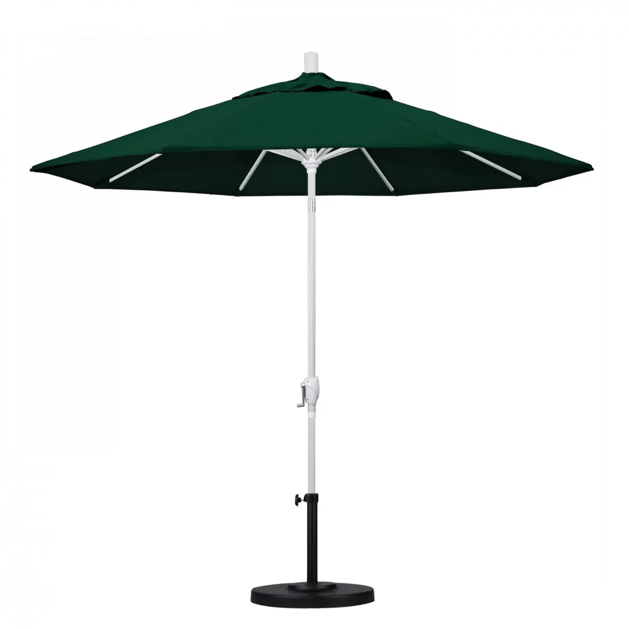 California Umbrella Pacific Trail Series 9 ft Patio Umbrella - Residential Grade with Push Button Tilt and Crank Lift