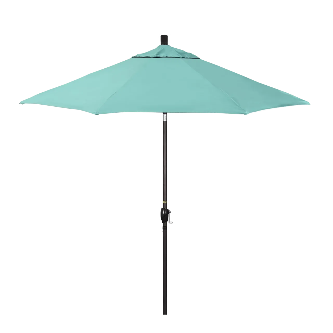 California Umbrella Pacific Trail Series 9 ft Patio Umbrella - Residential Grade with Push Button Tilt and Crank Lift
